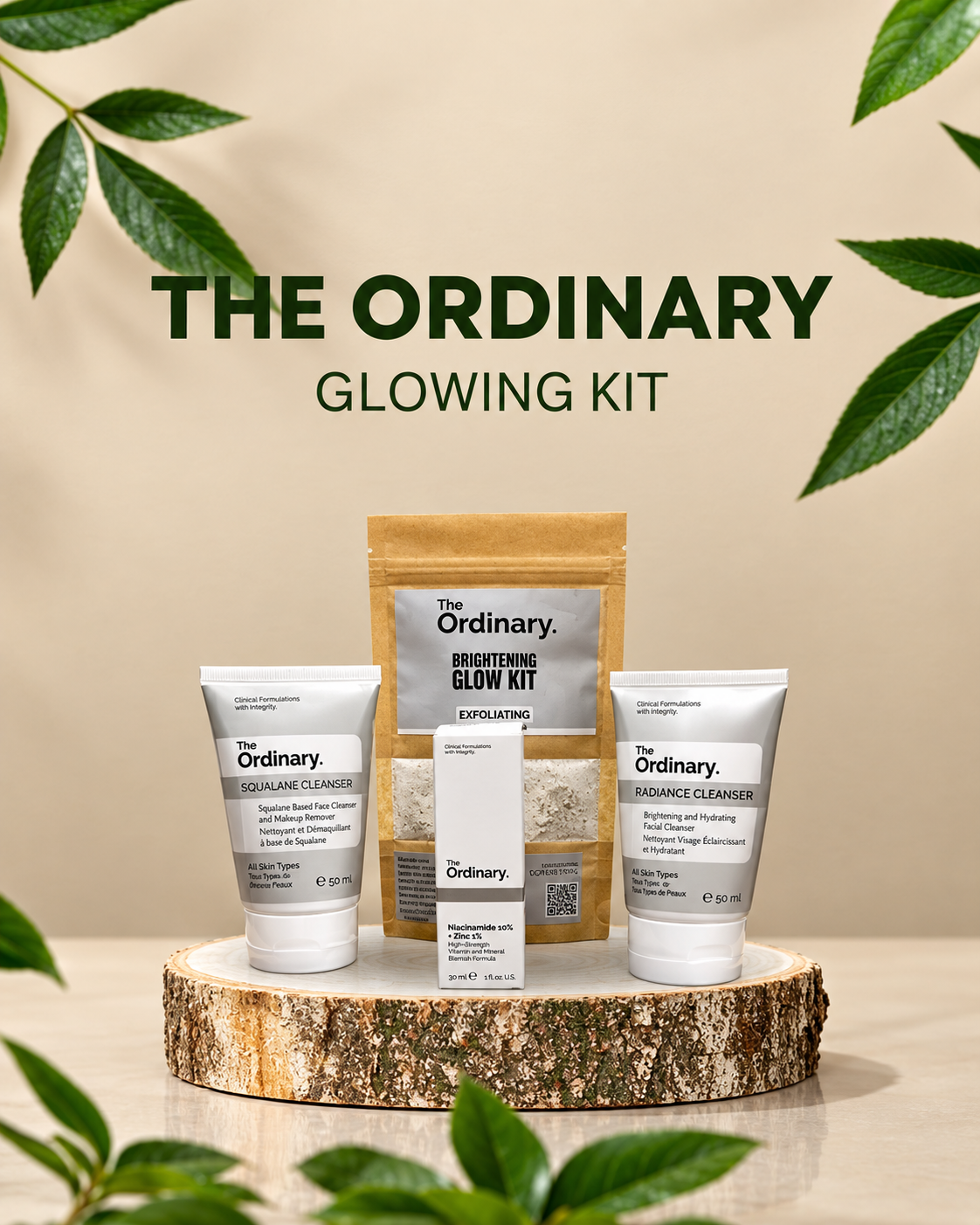 Face & Glow Brightening 4 in 1 Kit.🌿